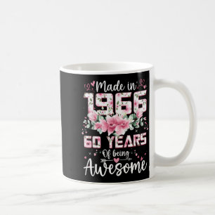 Cadeaus voor vrouwen van 60 jaar oud, gemaakt in 1 koffiemok