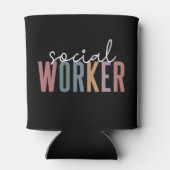 Cadeaus voor waardering en afstuderen voor maatsch blikjeskoeler (Achterkant)