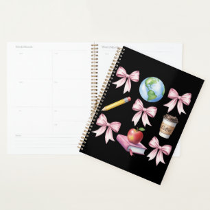 Cadeaus voor waardering voor leraren koffie strik planner