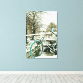 Cadeaus voor wielrennen canvas afdruk (Insitu (Houten vloer))