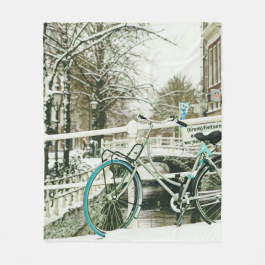 Cadeaus voor wielrennen fleece deken (Voorkant)
