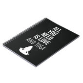 Cadeaus voor yoga liefhebbers voor haar notitieboek (Linkerzijde)