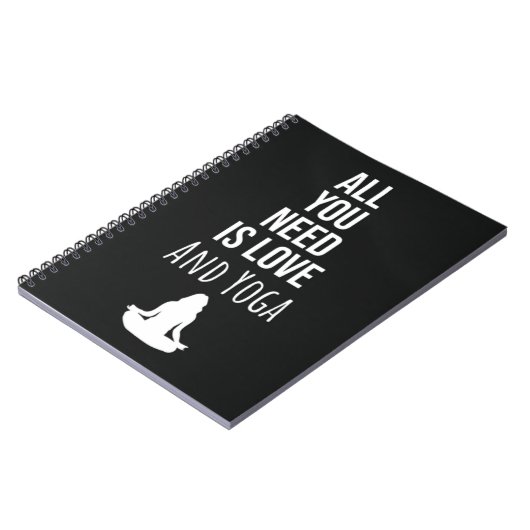 Cadeaus voor yoga liefhebbers voor haar notitieboek (Linkerzijde)