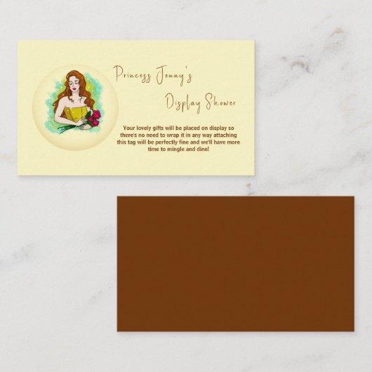 Cadeaus weergeven Vrijgezellenfeest Informatiekaartje (Voorkant / Achterkant)