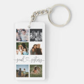 Cadeauschrift met soep voor BFF's fotocollage Sleutelhanger (achterkant)