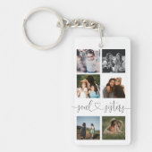 Cadeauschrift met soep voor BFF's fotocollage Sleutelhanger (Voorkant)