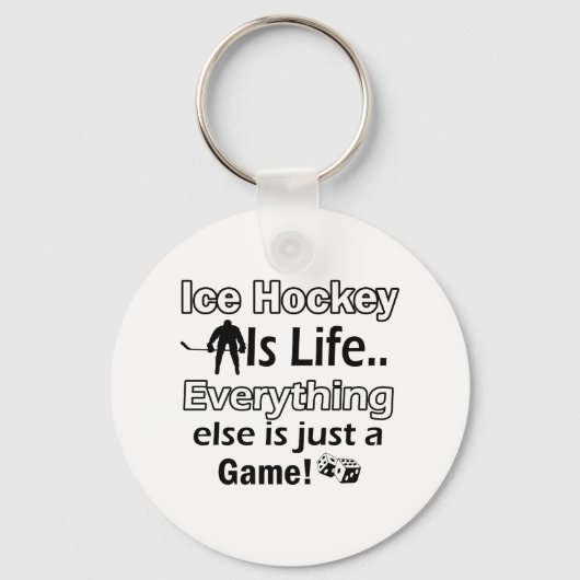 Cadeauseobjecten voor IJshockey Sleutelhanger (Voorkant)