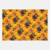 Cadeauset - bijen in meerdere exemplaren inpakpapier vel (Voorkant 3)