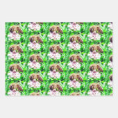 Cadeauset - bijen in meerdere exemplaren inpakpapier vel (Voorkant 2)