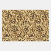 Cadeauset - pinda's in 3 formaten inpakpapier vel (Voorkant 2)