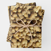 Cadeauset - pinda's in 3 formaten inpakpapier vel (In situ)