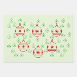 Cadeauset - Ronde Ornamenten Inpakpapier Vel