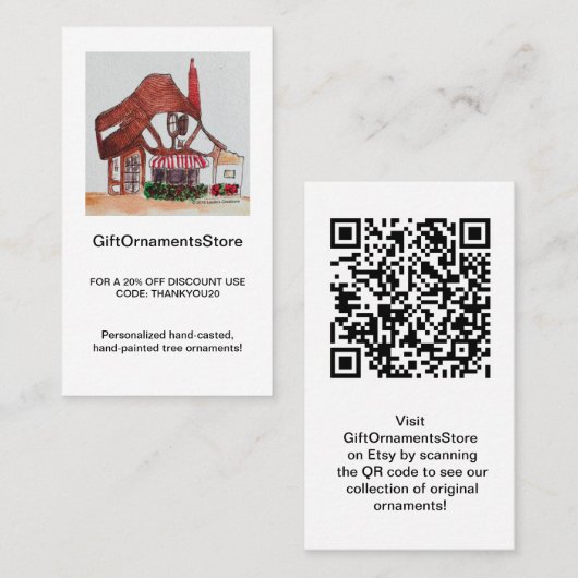 Cadeausoftwarewinkel Visitekaartje (Voorkant / Achterkant)