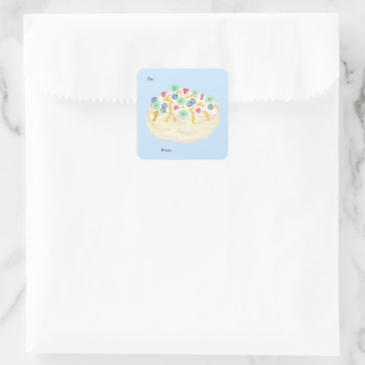 Cadeausticker label (Tas)