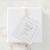 Cadeautag - Hartelijk dank Bedankjes Labels (Met doos)