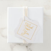 Cadeautag - Hartelijk dank Bedankjes Labels (Met doos)