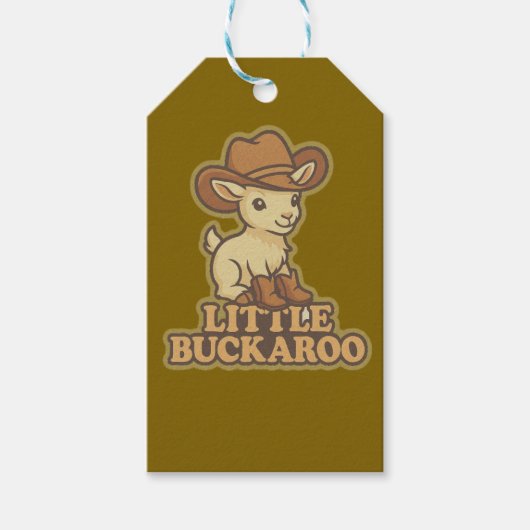 Cadeautag Little Buckaroo Cadeaulabel (Voorkant)
