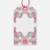 Cadeautag met boho-sfeer voor dank je wel cadeaulabel (Achterkant)