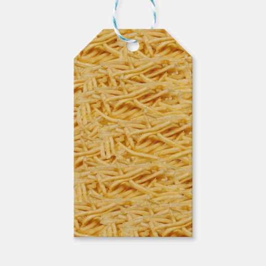 Cadeautag met friet cadeaulabel (Voorkant)