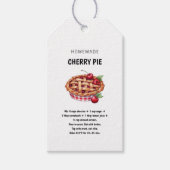 Cadeautag met zelfgemaakt kersenpasteirecept | Tha Cadeaulabel (Voorkant)