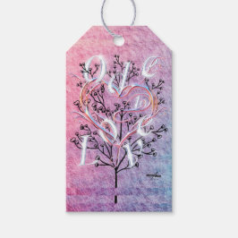 Cadeautag "Ode aan de Liefde" van dichter Adiela A Cadeaulabel