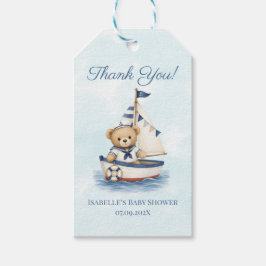 Cadeautag voor babyfeestje Kleine Zeiler Cadeaulabel