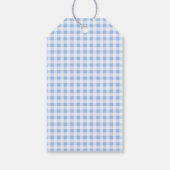Cadeautag voor babyfeestje met blauwe jeans cadeaulabel (Achterkant)