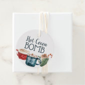 Cadeautag voor Hete Chocolade Bom Bedankjes Labels (In situ)