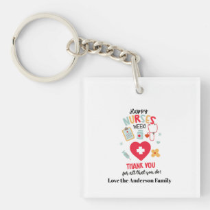 Cadeautag voor verpleegkundigen Fijne verpleegkund Sleutelhanger