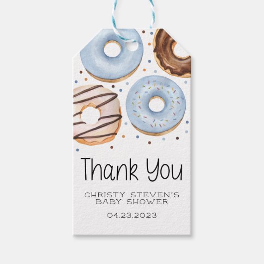 Cadeautags Donut Baby Strooi Cadeaulabel (Voorkant)