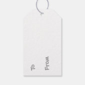 Cadeautags - Kerstomhelzingen Cadeaulabel (Achterkant)