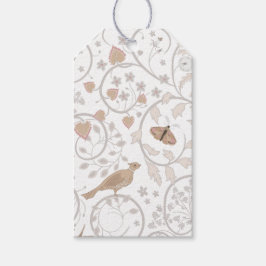 Cadeautags met drukke heg cadeaulabel