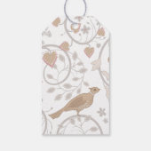Cadeautags met drukke heg cadeaulabel (Achterkant)
