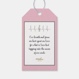 Cadeautags met Ode aan de Liefde van Dichter Adiel Cadeaulabel