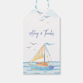 Cadeautags voor kleine kapiteins cadeaulabel