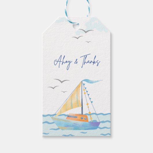 Cadeautags voor kleine kapiteins cadeaulabel (Voorkant)