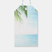 Cadeautags voor Oceaanstrand Cadeaulabel (Achterkant)