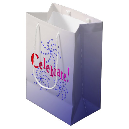 Cadeautas - Bekeerling met Fireworks (Voorkant Gekanteld)