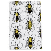 Cadeautas - Gele en zwarte bijen (Voorkant)