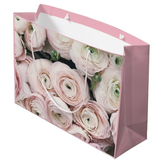 Cadeautas - Grote, HAPPY SEED WRAPPING-ROZEN (Achterkant Gekanteld)