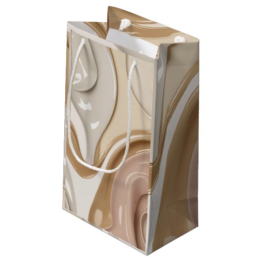 Cadeautas in stijlvolle abstracte afbeelding (Achterkant Gekanteld)