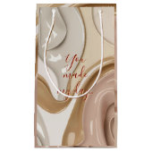 Cadeautas in stijlvolle abstracte afbeelding (Voorkant)