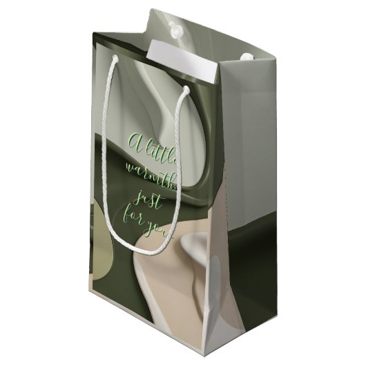 Cadeautas in stijlvolle abstracte afbeelding (Voorkant Gekanteld)