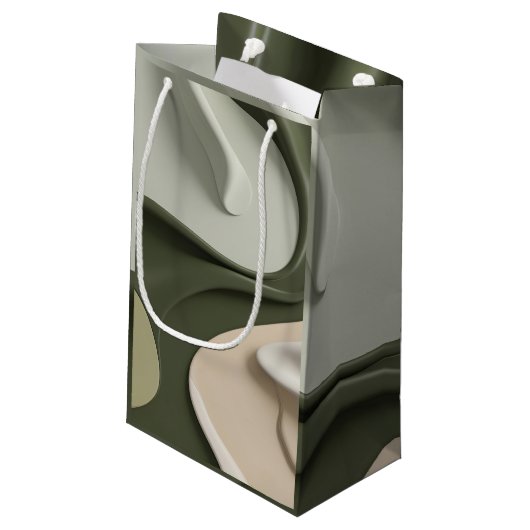 Cadeautas in stijlvolle abstracte afbeelding (Achterkant Gekanteld)