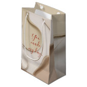 Cadeautas in stijlvolle abstracte afbeelding (Voorkant Gekanteld)