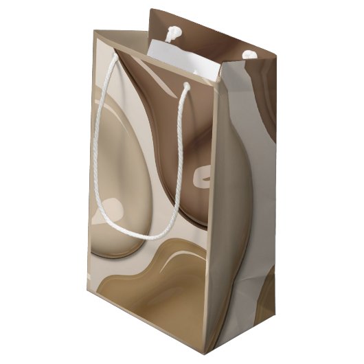 Cadeautas in stijlvolle abstracte afbeelding (Achterkant Gekanteld)