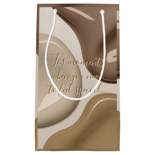 Cadeautas in stijlvolle abstracte afbeelding (Voorkant)