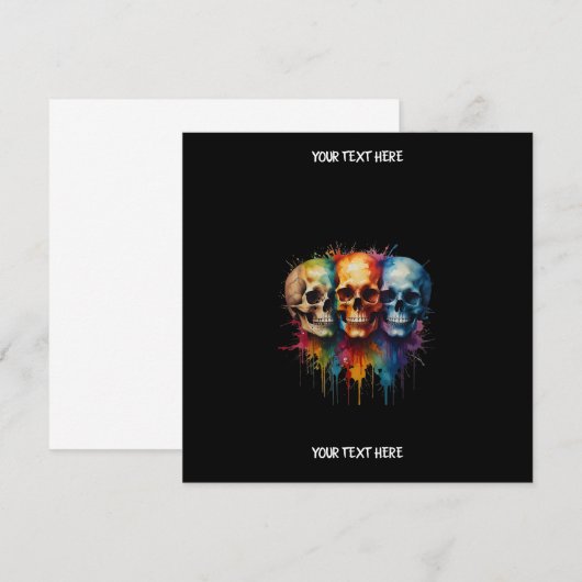 Cadeautas Kaart (Voorkant / Achterkant)