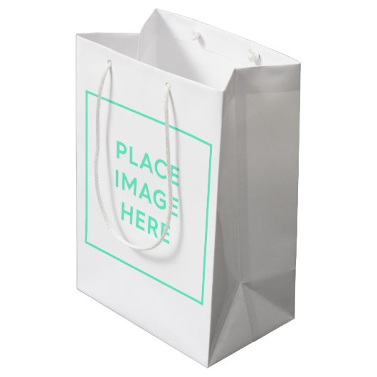 Cadeautas - Medium, Glanzend (Achterkant Gekanteld)