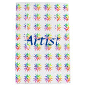 Cadeautas - Meerdere kleurenwielen met tekst (Voorkant)